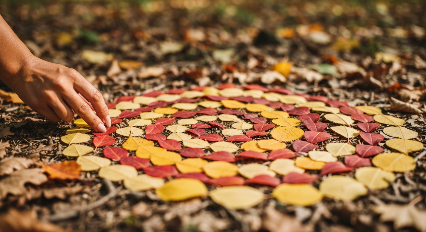 Leaves arranged in spiral